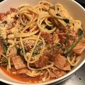 meiguai's cooksnap of when they made 簡単トマトクリームパスタ.