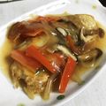もーこ09's cooksnap of when they made 白身魚の衣揚げ　野菜たっぷりあんかけ.