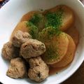 りのともママ's cooksnap of when they made 簡単 一品♪ 大根 つみれの 煮物＊゜.
