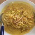 ちかでく's cooksnap of when they made 牛乳でほっくりかぼちゃのポタージュパスタ.
