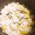 Naaaai's cooksnap of when they made 塩昆布入りさつま芋ご飯.