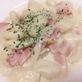 いけぽちゃこ's cooksnap of when they made ニョッキ★ベーコンクリームソース.