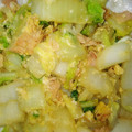 絵理香fl's cooksnap of when they made 白菜とハムの♡チーズ×卵とじ.