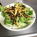 LINDA★8's cooksnap of when they made デパ地下デリの味！水菜とさつま芋のサラダ.