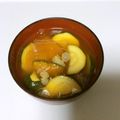 ekrammy's cooksnap of when they made ズッキーニとかぼちゃの味噌汁.