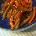 ナーたん★'s cooksnap of when they made 定番常備菜♪きんぴらごぼう.
