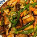 yaoyhacnoe's cooksnap of when they made ブリとエリンギの甘辛オイスター炒め.