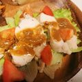 こてたす's cooksnap of when they made レンジDE蒸し鶏肉のゴマだれ.