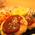Burky's cooksnap of when they made じゃがいもとたらのブランダードおやき.
