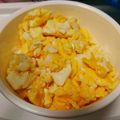 ひろにゃーん's cooksnap of when they made 豆腐と卵のバター炒め（離乳食後期にも）.