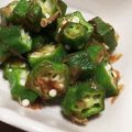 やなつこ's cooksnap of when they made 食物繊維たっぷり♪オクラと鰹節。.