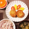 おかざき☻'s cooksnap of when they made お豆腐deふわふわ♡れんこんのはさみ焼き.