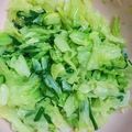 ユイチゴ's cooksnap of when they made キャベツとニラのナムル☆レンジで簡単.