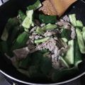 ちゆき0918's cooksnap of when they made かんたん！豚肉と胡瓜のさっぱりポン酢炒め.