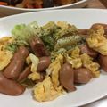 kk4788's cooksnap of when they made ウインナーとキャベツの卵炒め.