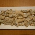 chako4da's cooksnap of when they made 太刀魚のからあげ＆骨せんべい.