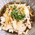 すみれのの's cooksnap of when they made レンジで簡単！豚しゃぶきのこぽんず.