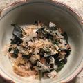 Voysey's cooksnap of when they made さつまいもの葉のお浸し.