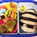 まきたか's cooksnap of when they made キャラ弁✩簡単✩ダンゴムシさん弁当♪.