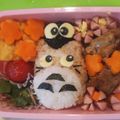RUKA37's cooksnap of when they made となりのトトロ＆まっくろくろすけ弁当♪.