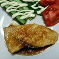 yukuru's cooksnap of when they made 簡単♥️メカジキの生姜焼きソテー.