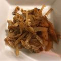 xMARILYNx's cooksnap of when they made ★大根の皮と油揚げのきんぴら★.