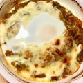 クックUUMSUY☆'s cooksnap of when they made 半熟卵のチーズ焼きカレー.