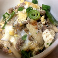 さーんたさん's cooksnap of when they made きのこと豚肉の卵とじ丼ぶり(他人丼）.