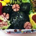 JATIS's cooksnap of when they made キャラ弁に簡単手抜きなミッキー＆ミニー.
