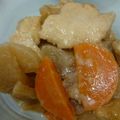 tontonmii's cooksnap of when they made 下ゆでなし!簡単こってり大根と鶏の親子煮.