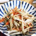 なちとん's cooksnap of when they made レンジで簡単☆ごぼうサラダ。.