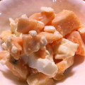 ＊実月＊'s cooksnap of when they made 柿とゆで卵のヨーグルトマヨサラダ❀.