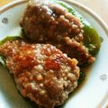 あゆゆガーナ's cooksnap of when they made ピーマンの肉詰め.