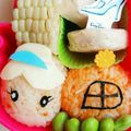 ジョーンズママ's cooksnap of when they made キャラ弁 シンデレラとカボチャの馬車.