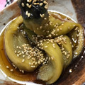 あっことなっつ's cooksnap of when they made 丸ごとナスのレンジで簡単煮浸し風.