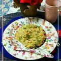 sakuraロゼット's cooksnap of when they made 鶏ひき肉の和風チャーハン☆.