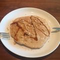 だのさま's cooksnap of when they made きなこ豆乳バナナホットケーキ.