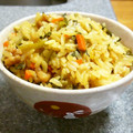 卯月のうさぎ２０１４'s cooksnap of when they made カレー風味*小松菜と胡桃の炊き込みご飯.