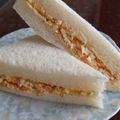 ロシアン's cooksnap of when they made ふんわり玉子in鮭フレのサンド！.