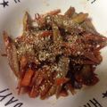 hyperaika's cooksnap of when they made ヨシダソースで簡単きんぴらごぼう.