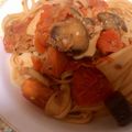 クック4W37VW☆'s cooksnap of when they made 茄子とエリンギのトマトパスタ.