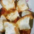 まつねぇ７２１６'s cooksnap of when they made 余った餃子の皮でおつまみ.