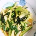プルプルプルメリア's cooksnap of when they made 簡単！節約♪きゅうりとニラの塩昆布ナムル.
