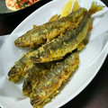 k♡i's cooksnap of when they made 簡単♪天ぷら粉で鮎の唐揚げ　青のり風味.