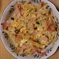 あたりひと's cooksnap of when they made 簡単♡えのきベーコンとネギ卵.