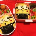 コーヒー豆さん's cooksnap of when they made 怪盗グルー★ミニオン★簡単可愛いキャラ弁.