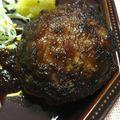 オー美味しいご飯's cooksnap of when they made ふわふわ肉汁ジューシー☆ハンバーグ.