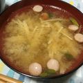 ゆぼ☆'s cooksnap of when they made 簡単！具沢山☆シャウエッセンのお味噌汁.