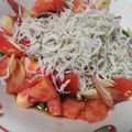クック55APNI☆'s cooksnap of when they made モロヘイヤとトマトの和え物.