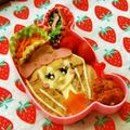 あやちん０８１６'s cooksnap of when they made キャラ弁　リカちゃん.